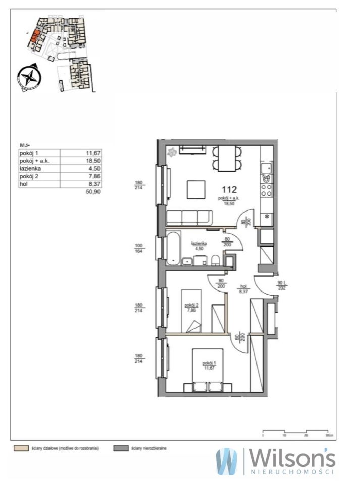 Mieszkanie 3-pokojowe Warszawa Targówek. Zdjęcie 1