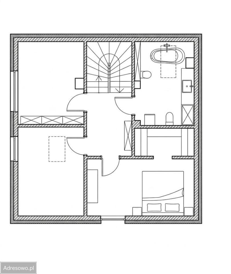 bliźniak, 4 pokoje Kielce Ostra Górka, ul. Chabrowa. Zdjęcie 13