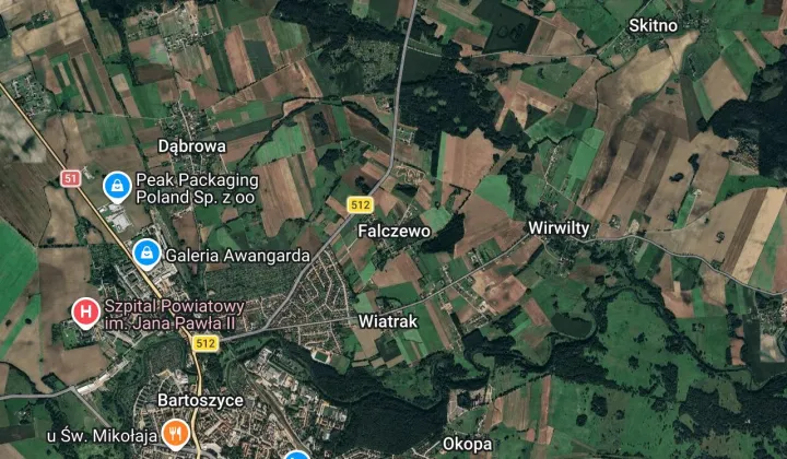 Działka budowlana Falczewo