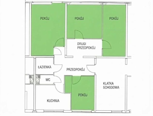 Mieszkanie 4-pokojowe Radomsko Centrum, ul. Piastowska. Zdjęcie 1