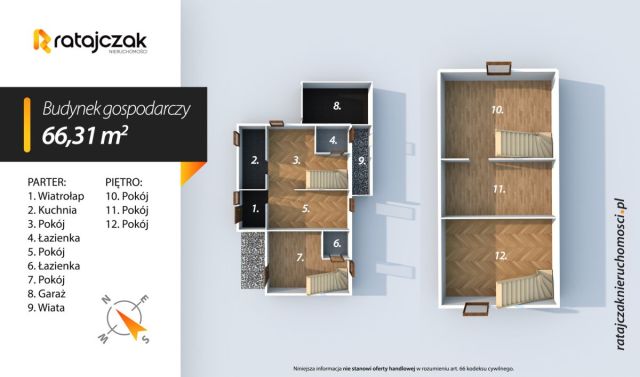 dom wolnostojący, 4 pokoje Łebcz, ul. Pucka. Zdjęcie 41