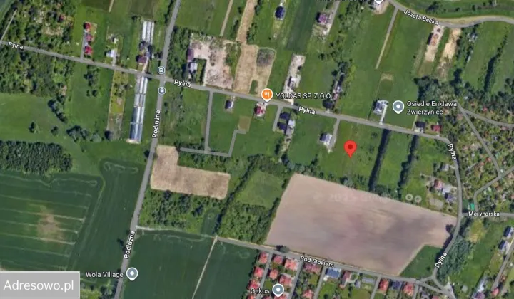 Działka inwestycyjna Kraków Zwierzyniec, ul. Pylna