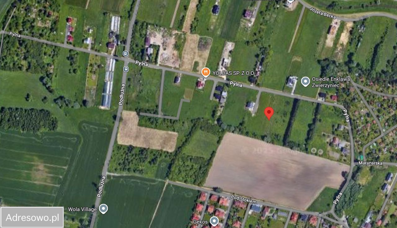 Działka inwestycyjna Kraków Zwierzyniec, ul. Pylna