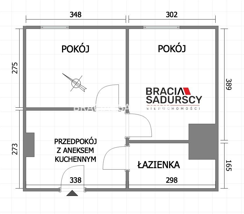 Mieszkanie 2-pokojowe Kraków Podgórze, ul. Podskale. Zdjęcie 11