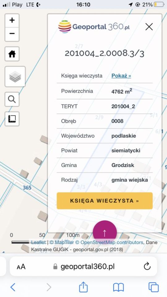 Działka rolno-budowlana Czarna Wielka. Zdjęcie 4