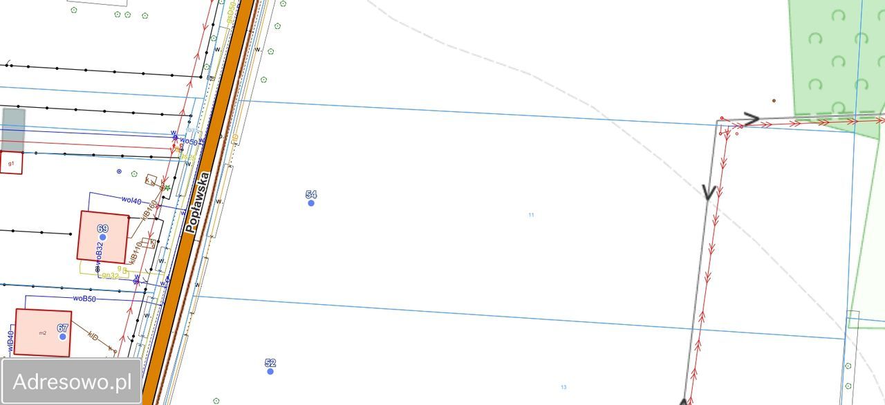 Działka rolna Kozery Nowe, ul. Popławska. Zdjęcie 11