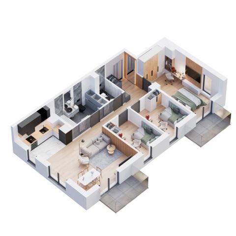 Mieszkanie 4-pokojowe Dobczyce, ul. Szkolna. Zdjęcie 5