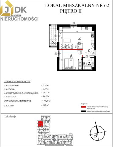 Mieszkanie 2-pokojowe Sochaczew, ul. Kochanowskiego. Zdjęcie 45