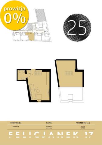 Mieszkanie 1-pokojowe Kraków Stare Miasto, ul. Felicjanek. Zdjęcie 19