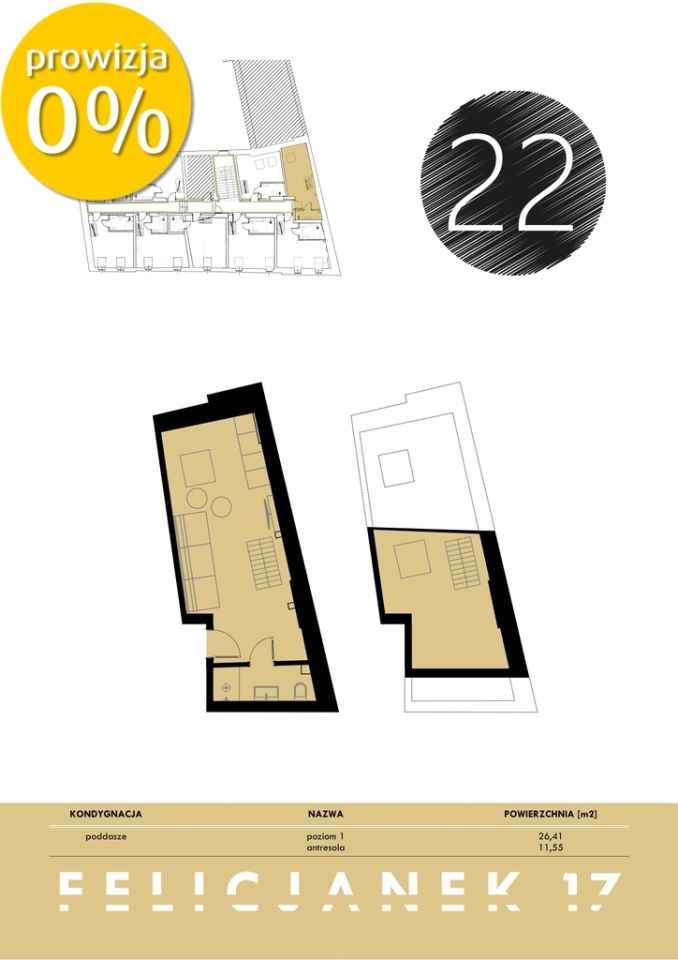 Mieszkanie 1-pokojowe Kraków Stare Miasto, ul. Felicjanek. Zdjęcie 23