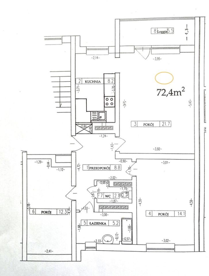 Mieszkanie 3-pokojowe Warszawa Mokotów, ul. Czerniakowska. Zdjęcie 27