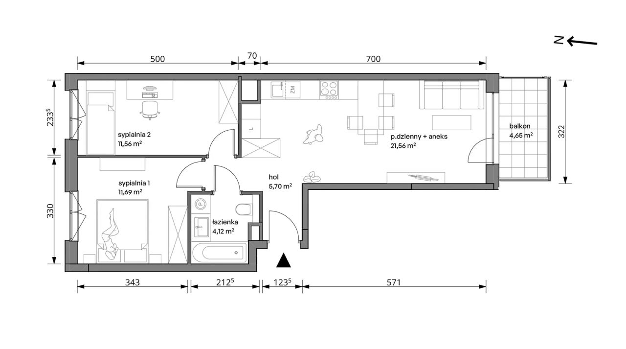 Mieszkanie 3-pokojowe Warszawa Włochy, ul. Trzcinowa. Zdjęcie 7