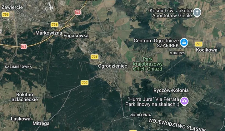 dom wolnostojący Ogrodzieniec