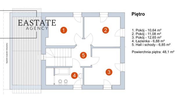 bliźniak, 4 pokoje Grądy, ul. Górna. Zdjęcie 20