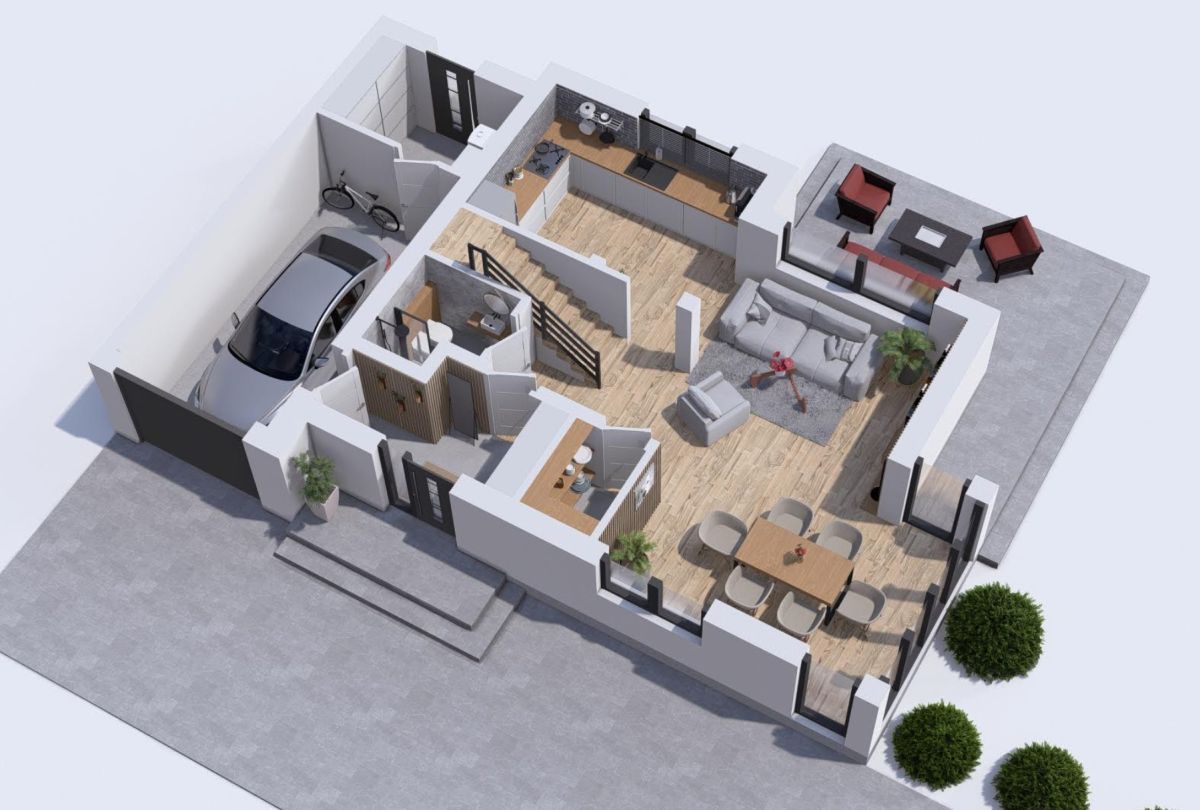 bliźniak, 5 pokoi Międzyborów, ul. Okrężna. Zdjęcie 6