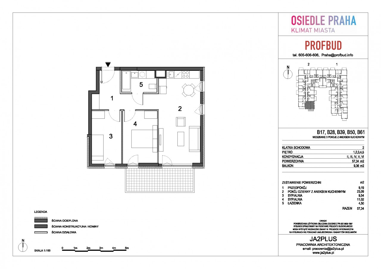 Mieszkanie 3-pokojowe Warszawa Praga-Południe, ul. Wojciecha Chrzanowskiego. Zdjęcie 4