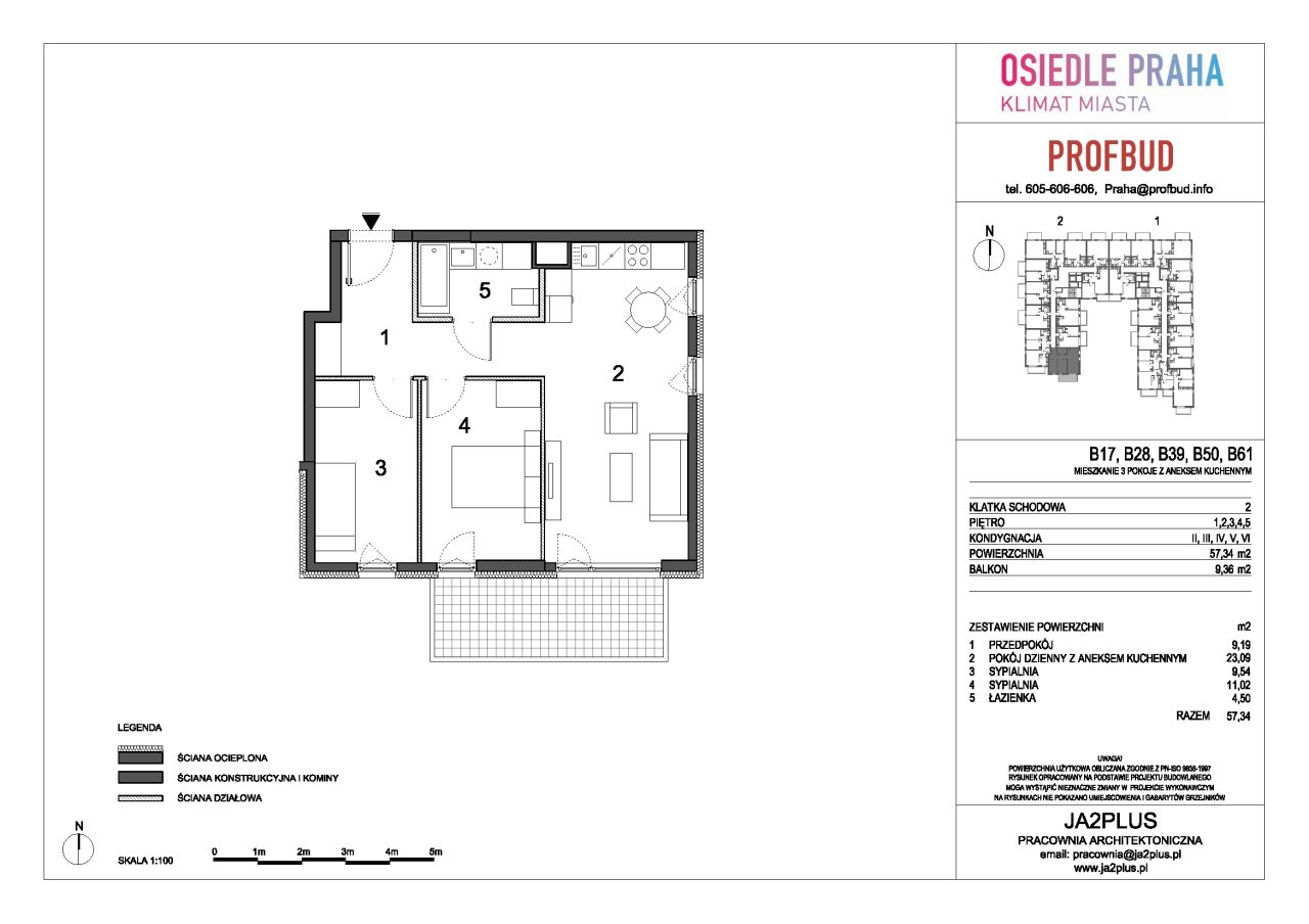 Mieszkanie 3-pokojowe Warszawa Praga-Południe, ul. Wojciecha Chrzanowskiego. Zdjęcie 4