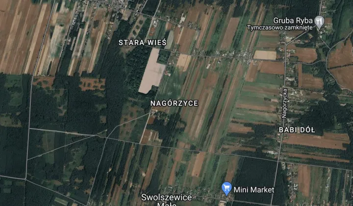 Działka rolna Tomaszów Mazowiecki Nagórzyce