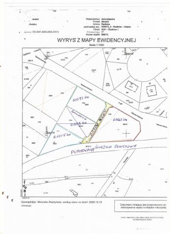 Działka budowlana Radków, T Kościuszki. Zdjęcie 1
