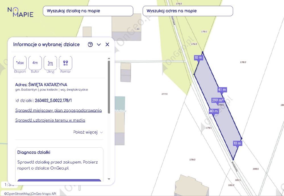 Działka budowlana Święta Katarzyna. Zdjęcie 1