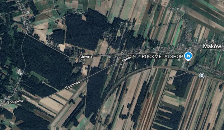 Działka budowlana Maków, ul. Sosnowa