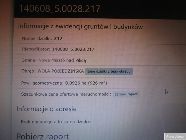 Działka budowlana Wola Pobiedzińska. Zdjęcie 4