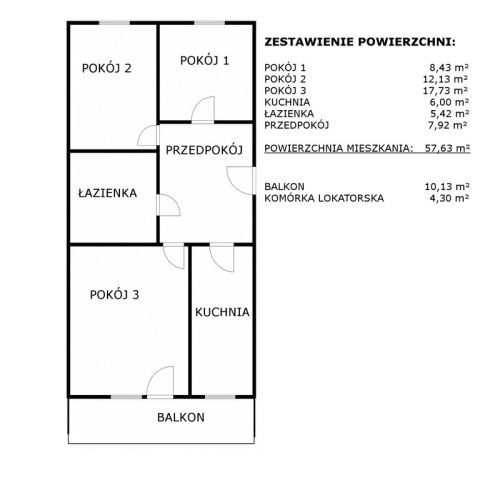 Mieszkanie 3-pokojowe Boguchwała, ul. Mikołaja Reja. Zdjęcie 14