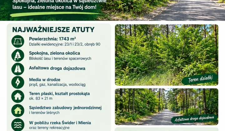 Działka budowlana Józefów, ul. Rolnicza