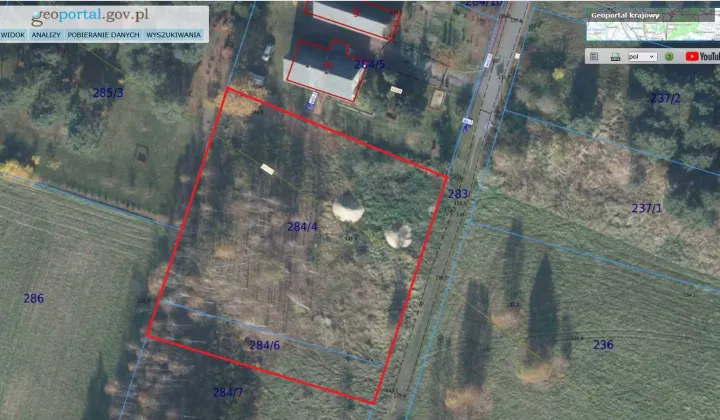 Działka budowlana Siodło