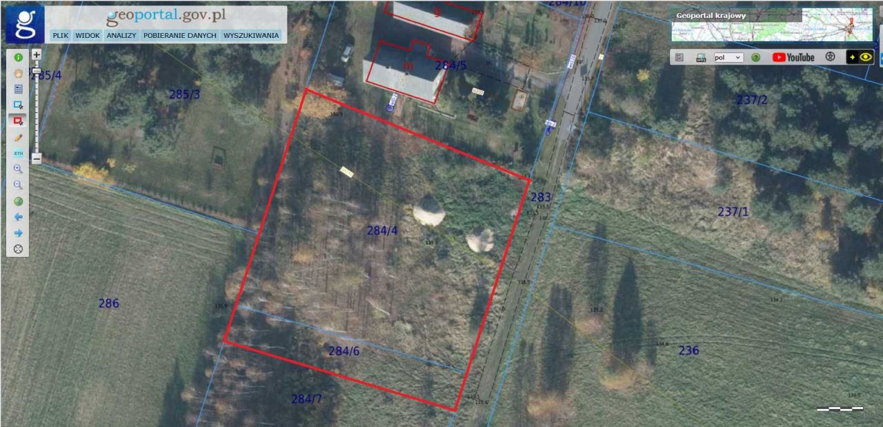 Działka budowlana Siodło. Zdjęcie 1