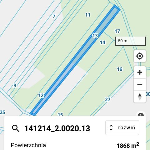 Działka leśna Sokóle. Zdjęcie 1