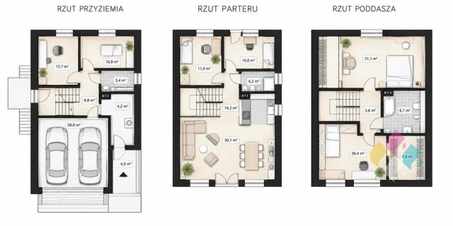 dom wolnostojący, 5 pokoi Olsztyn Gutkowo, ul. Kmicica. Zdjęcie 15