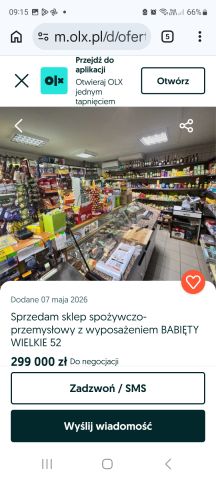 Nieruchomość komercyjna Babięty Wielkie, Babięty Wielkie. Zdjęcie 2
