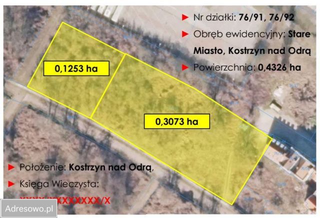 Działka inwestycyjna Kostrzyn nad Odrą, ul. Szkolna. Zdjęcie 4