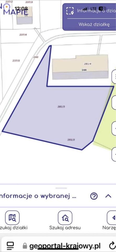 Działka budowlana Siedlec