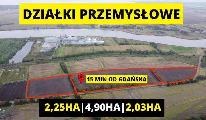 Działka inwestycyjna Wiślinka