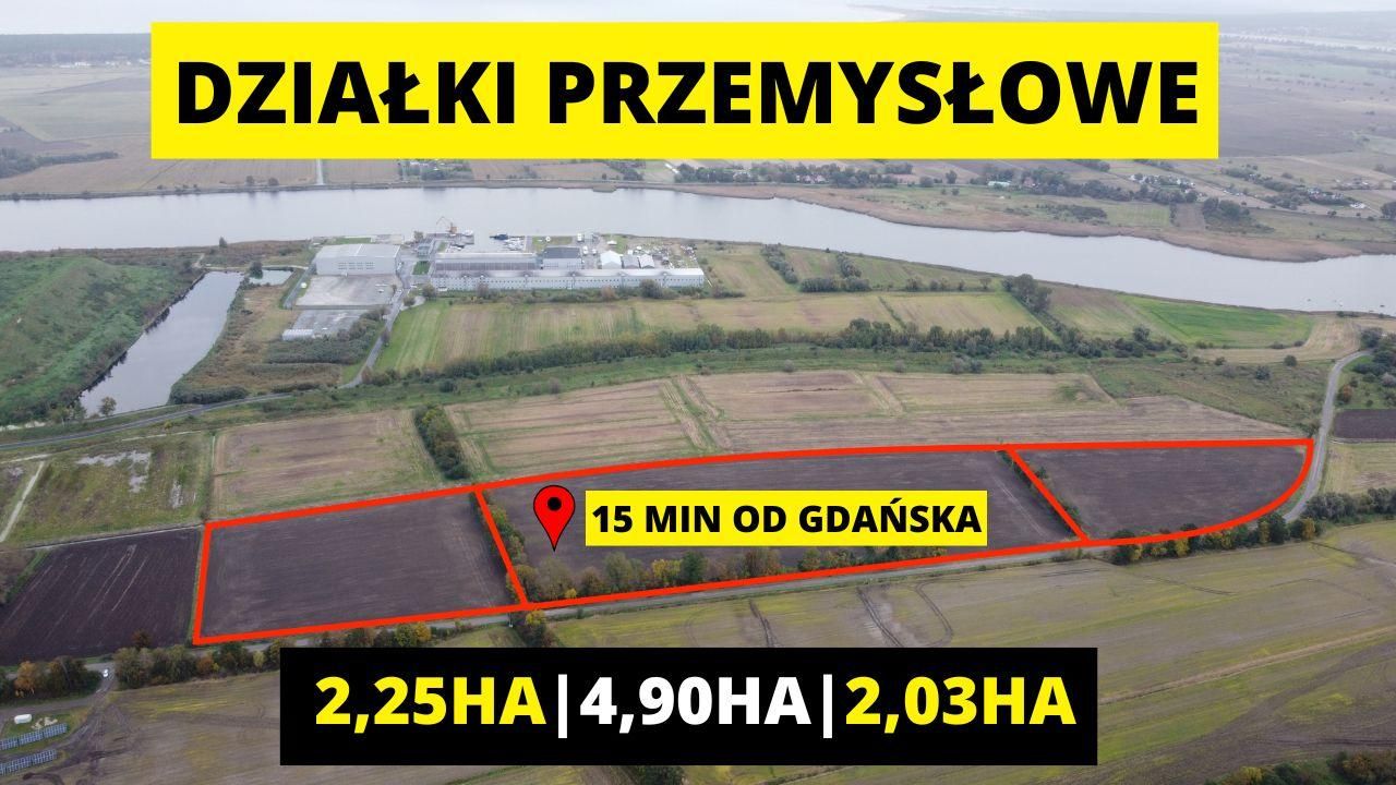 Działka inwestycyjna Wiślinka