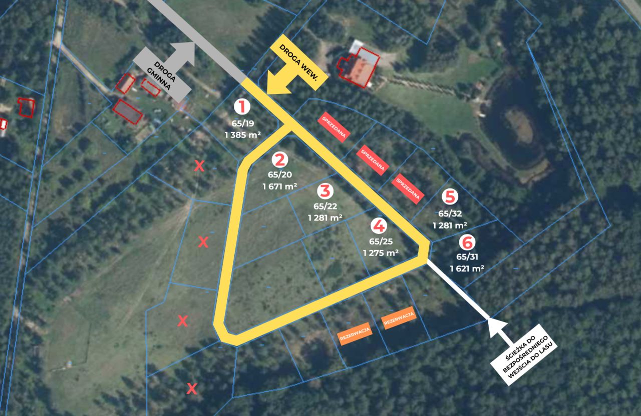 Działka budowlana Ostrowin