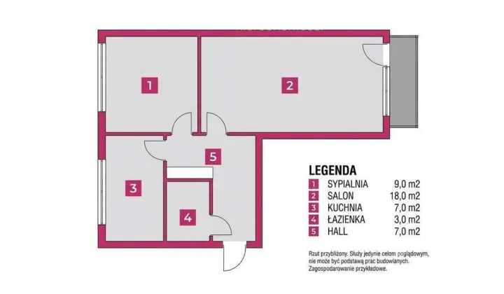 Mieszkanie 2-pokojowe Łódź Górna, ul. Gersona