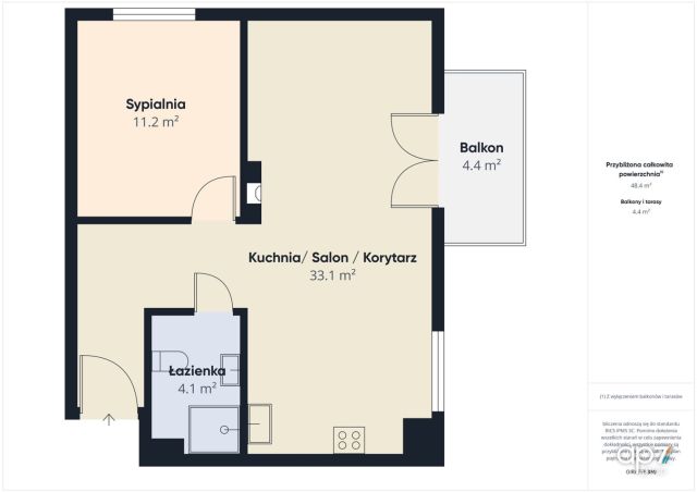 Mieszkanie 3-pokojowe Kraków Prądnik Biały, ul. Zygmunta Glogera. Zdjęcie 17