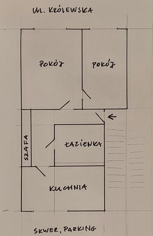 Mieszkanie 2-pokojowe Kraków Krowodrza, ul. Królewska. Zdjęcie 17