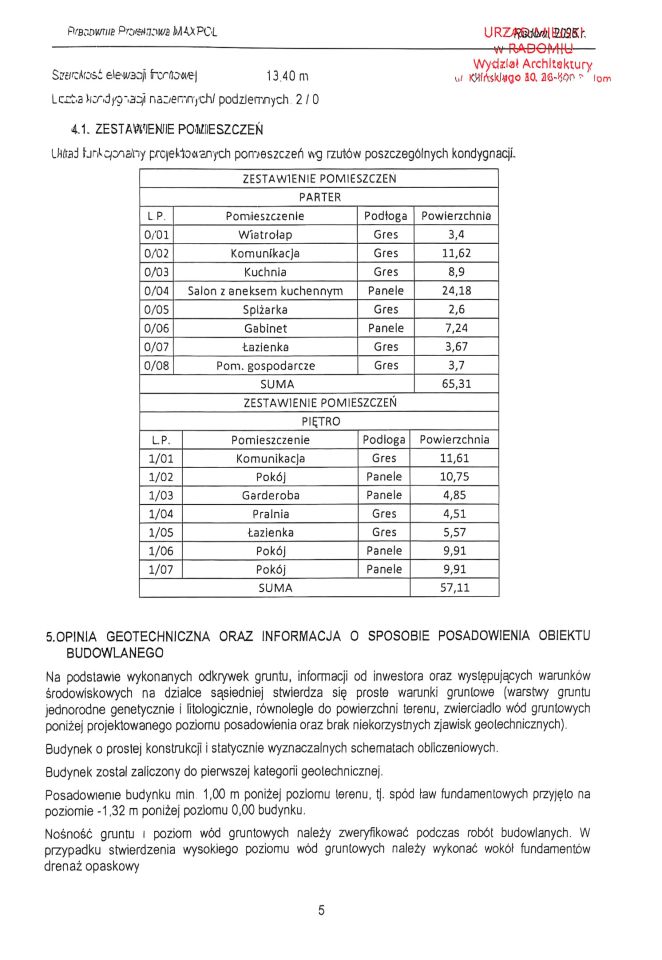 Działka budowlana Radom Janiszpol, ul. Stefana Banacha. Zdjęcie 3