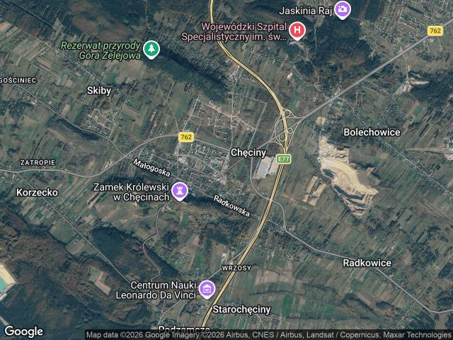 Działka budowlana Chęciny, ul. Kielecka. Zdjęcie 1