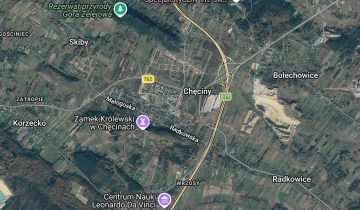 Działka budowlana Chęciny, ul. Kielecka