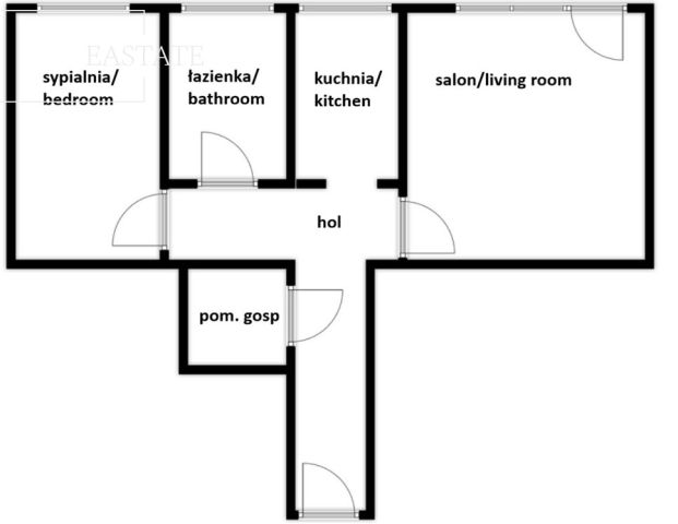 Mieszkanie 2-pokojowe Gdańsk Niedźwiednik, ul. Leśna Góra. Zdjęcie 18