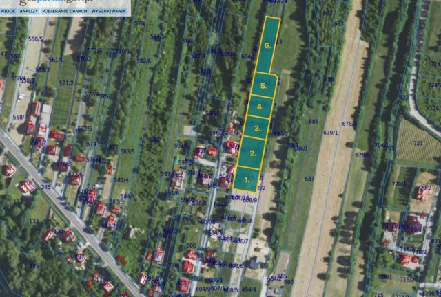 Działka budowlana Kołaczyce, ul. Słoneczna. Zdjęcie 2