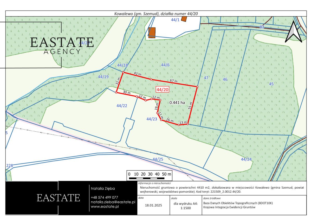Działka budowlana Kowalewo, ul. Na Zagajnik. Zdjęcie 4