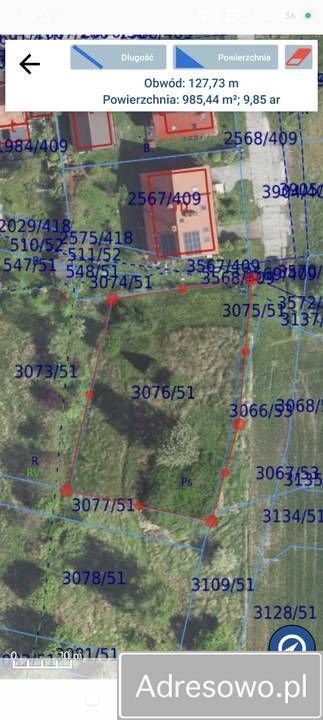 Działka budowlana Lędziny Smardzowice, ul. Zacisze. Zdjęcie 3