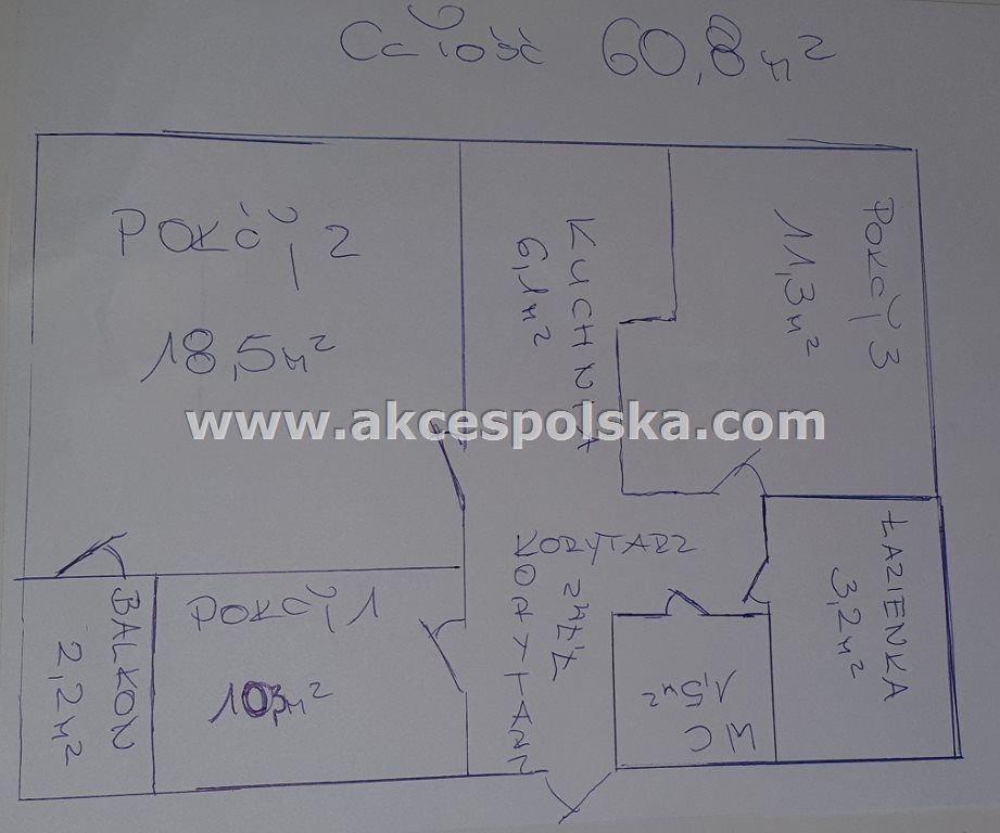 Mieszkanie 3-pokojowe Warszawa Targówek, ul. Zamiejska. Zdjęcie 13