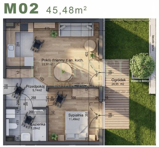 Mieszkanie 2-pokojowe Kraków Czyżyny, ul. Śliwkowa. Zdjęcie 1